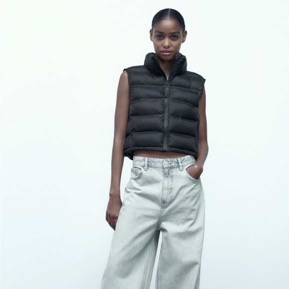 Zara Jackets & Blazers - New black Zara puffer vest